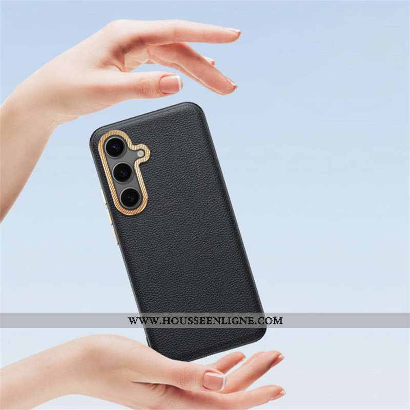 Coque Samsung Galaxy S25 Cadre Objectif Métallique