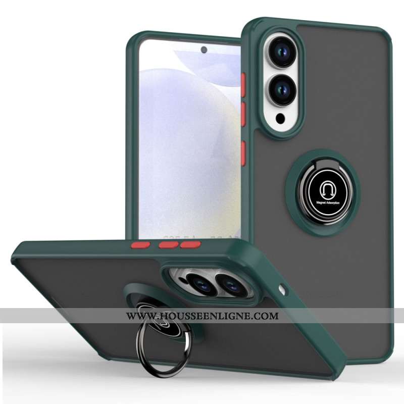 Coque Samsung Galaxy S25 Edge Anneau-Support Antichoc