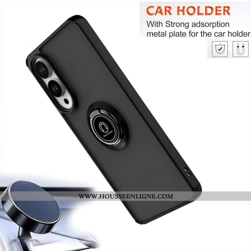 Coque Samsung Galaxy S25 Edge Anneau-Support Antichoc