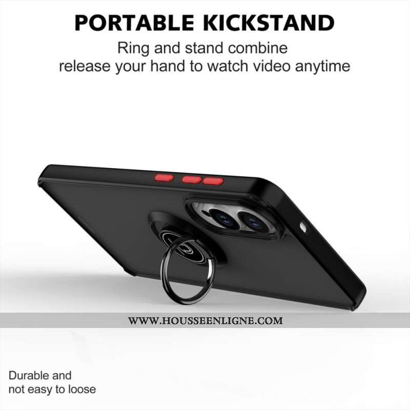 Coque Samsung Galaxy S25 Edge Anneau-Support Antichoc