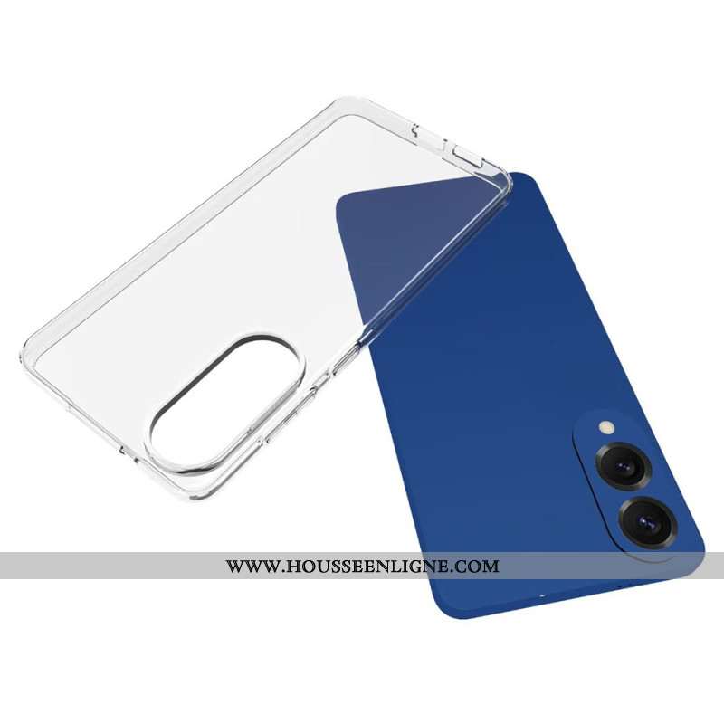 Coque Samsung Galaxy S25 Edge Anti-Empreintes Digitales Transparente