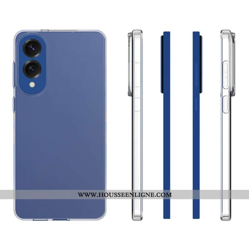 Coque Samsung Galaxy S25 Edge Anti-Empreintes Digitales Transparente