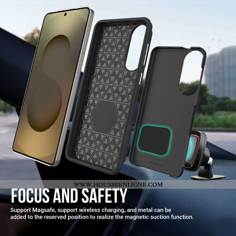 Coque Samsung Galaxy S25 Edge Boutons Chromés