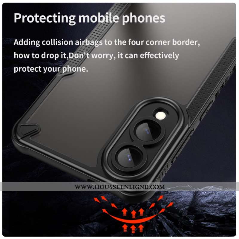 Coque Samsung Galaxy S25 Edge Brossée Translucide