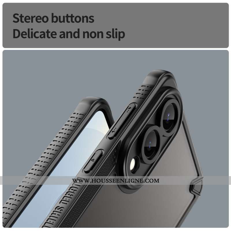 Coque Samsung Galaxy S25 Edge Brossée Translucide