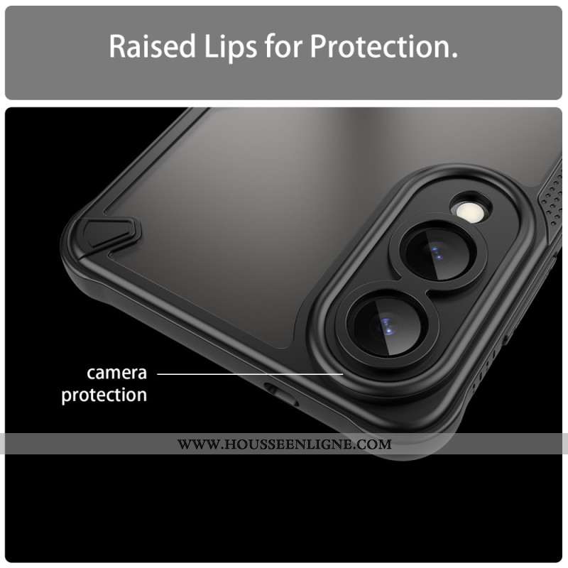 Coque Samsung Galaxy S25 Edge Brossée Translucide