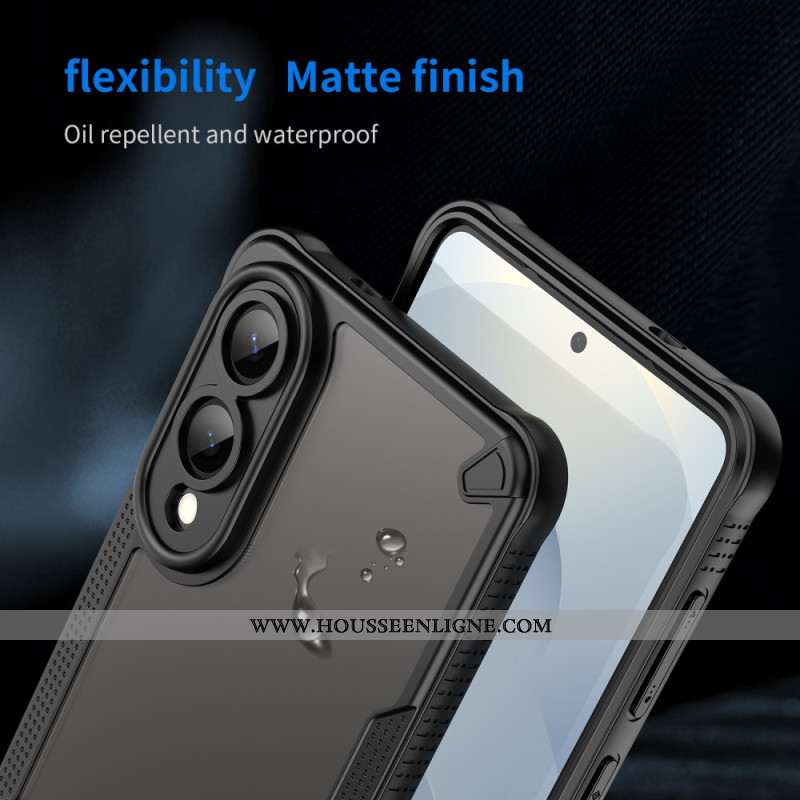 Coque Samsung Galaxy S25 Edge Brossée Translucide