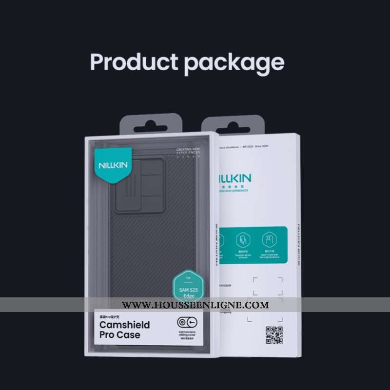 Coque Samsung Galaxy S25 Edge Camshield Pro Series NILLKIN