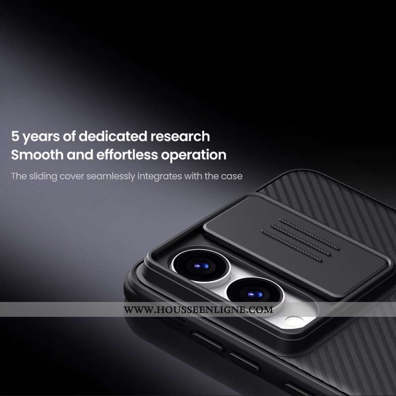 Coque Samsung Galaxy S25 Edge Camshield Pro avec Protection Coulissante pour Caméra NILLKIN