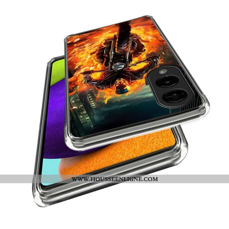 Coque Samsung Galaxy S25 Edge Chevalier de Flamme