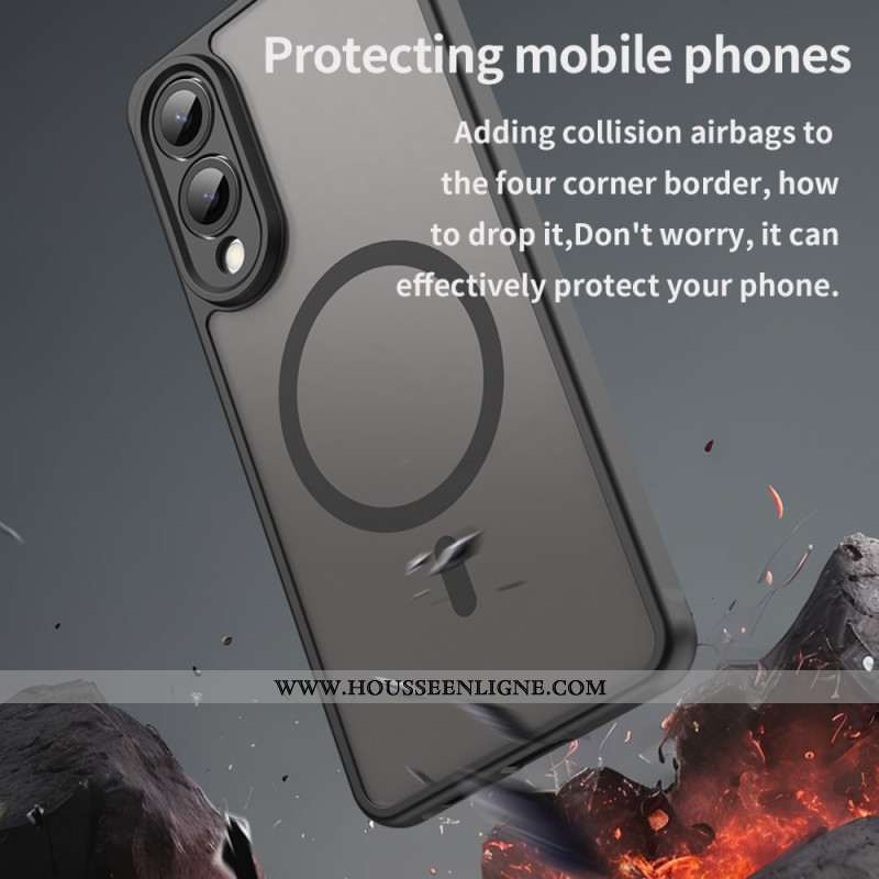 Coque Samsung Galaxy S25 Edge Compatible MagSafe Anti-Chute