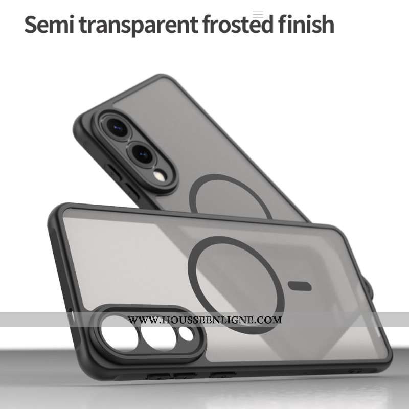 Coque Samsung Galaxy S25 Edge Compatible MagSafe Anti-Chute