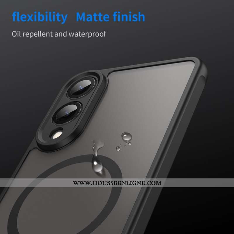 Coque Samsung Galaxy S25 Edge Compatible MagSafe Anti-Chute