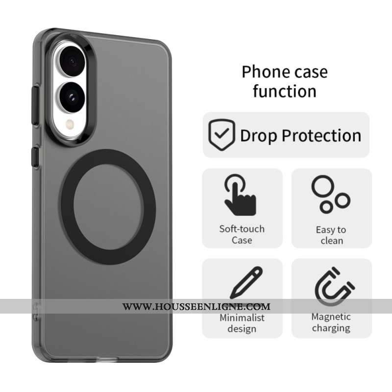 Coque Samsung Galaxy S25 Edge Compatible MagSafe Hybride