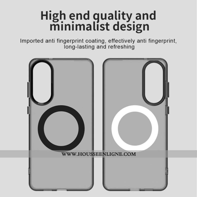 Coque Samsung Galaxy S25 Edge Compatible MagSafe Hybride