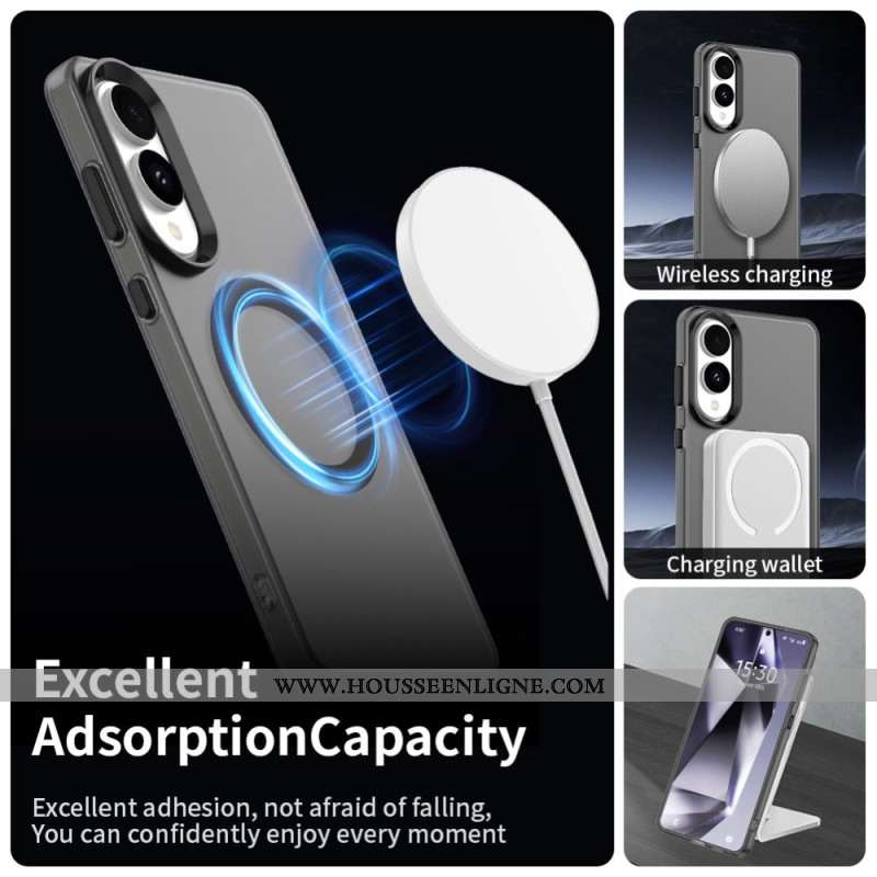 Coque Samsung Galaxy S25 Edge Compatible MagSafe Hybride