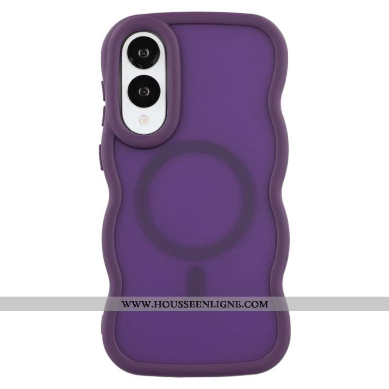 Coque Samsung Galaxy S25 Edge Compatible MagSafe Ondulation