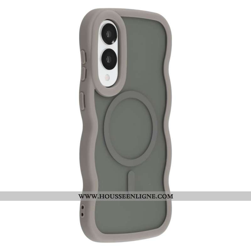 Coque Samsung Galaxy S25 Edge Compatible MagSafe Ondulation