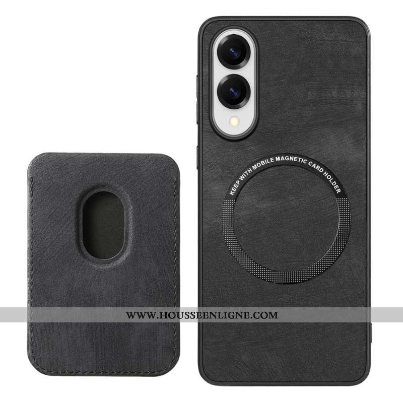 Coque Samsung Galaxy S25 Edge Compatible MagSafe avec Porte-Cartes Détachable