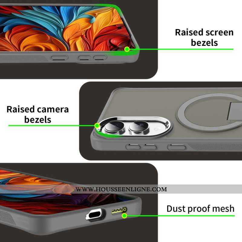 Coque Samsung Galaxy S25 Edge Compatible MagSafe avec Support