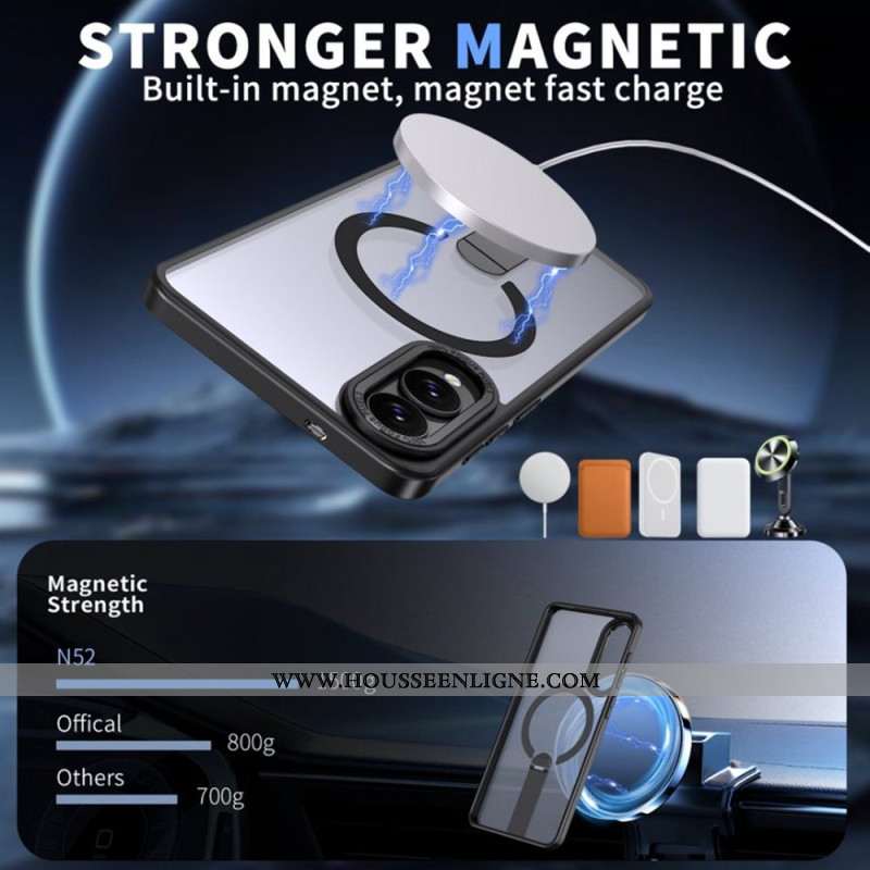 Coque Samsung Galaxy S25 Edge Compatible MagSafe avec Support Intégré