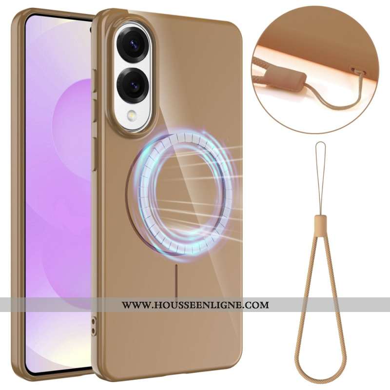 Coque Samsung Galaxy S25 Edge Compatible MagSafe à Lanière