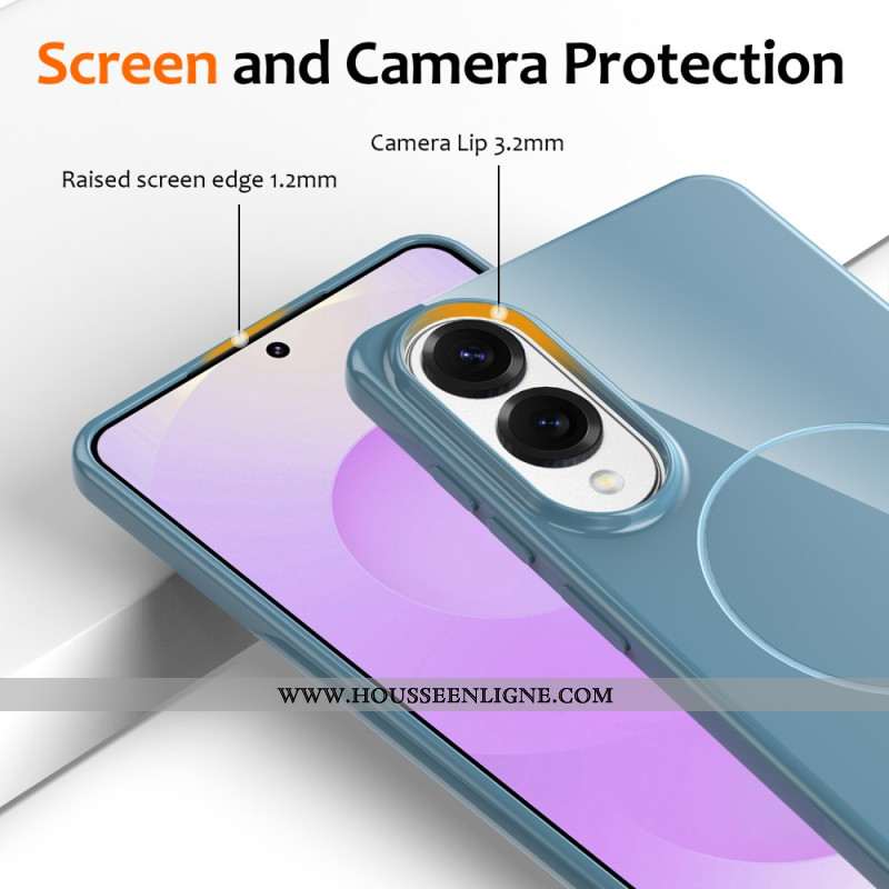 Coque Samsung Galaxy S25 Edge Compatible MagSafe à Lanière