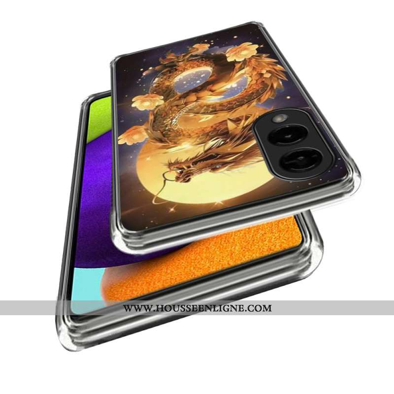 Coque Samsung Galaxy S25 Edge Dragon d'Or