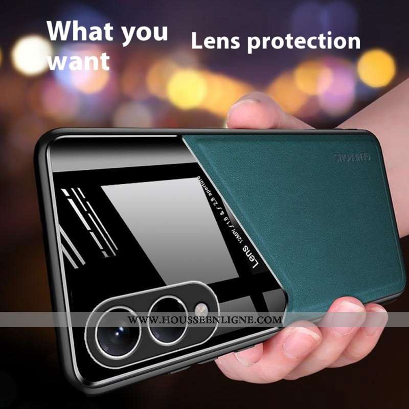 Coque Samsung Galaxy S25 Edge Effet Cuir Ultra Fine