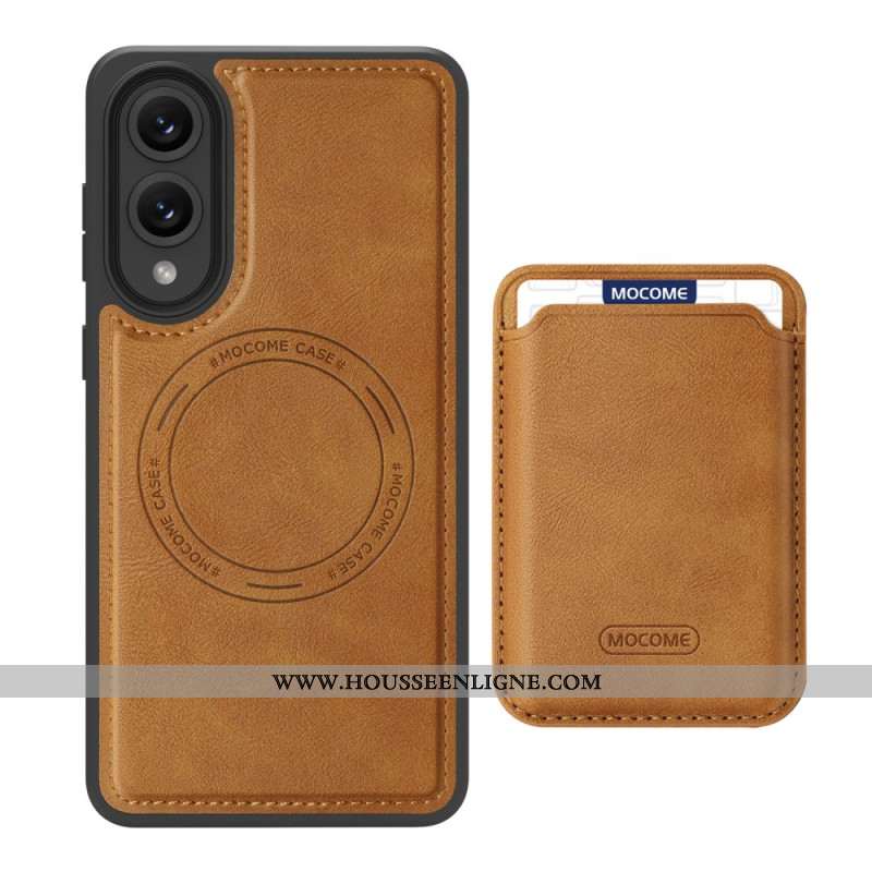 Coque Samsung Galaxy S25 Edge Magnétique avec Porte-Cartes Détachable