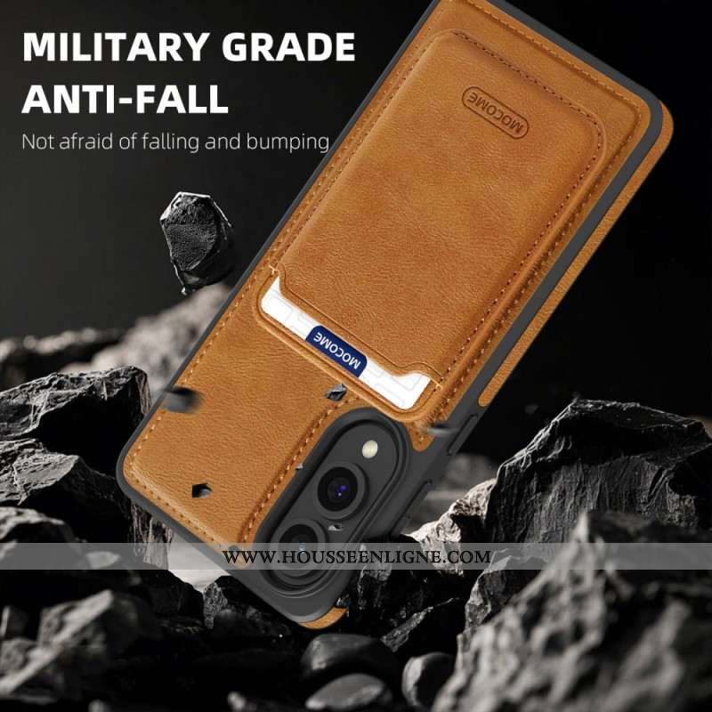 Coque Samsung Galaxy S25 Edge Magnétique avec Porte-Cartes Détachable