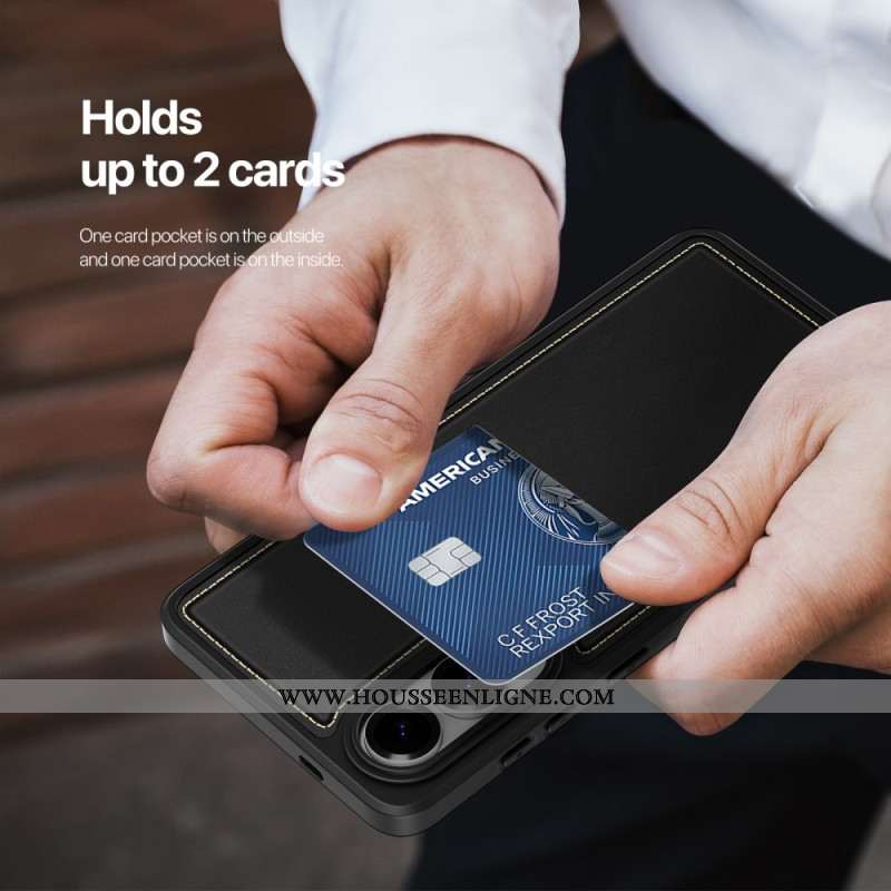 Coque Samsung Galaxy S25 Edge Magnétique avec Porte-Cartes