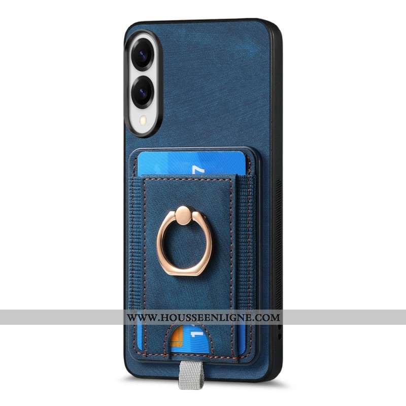 Coque Samsung Galaxy S25 Edge Magnétique avec Porte-cartes Détachable
