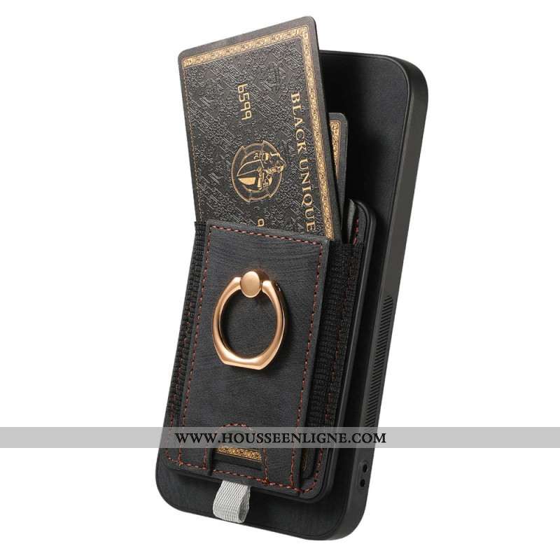 Coque Samsung Galaxy S25 Edge Magnétique avec Porte-cartes Détachable