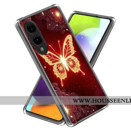 Coque Samsung Galaxy S25 Edge Papillon Doré