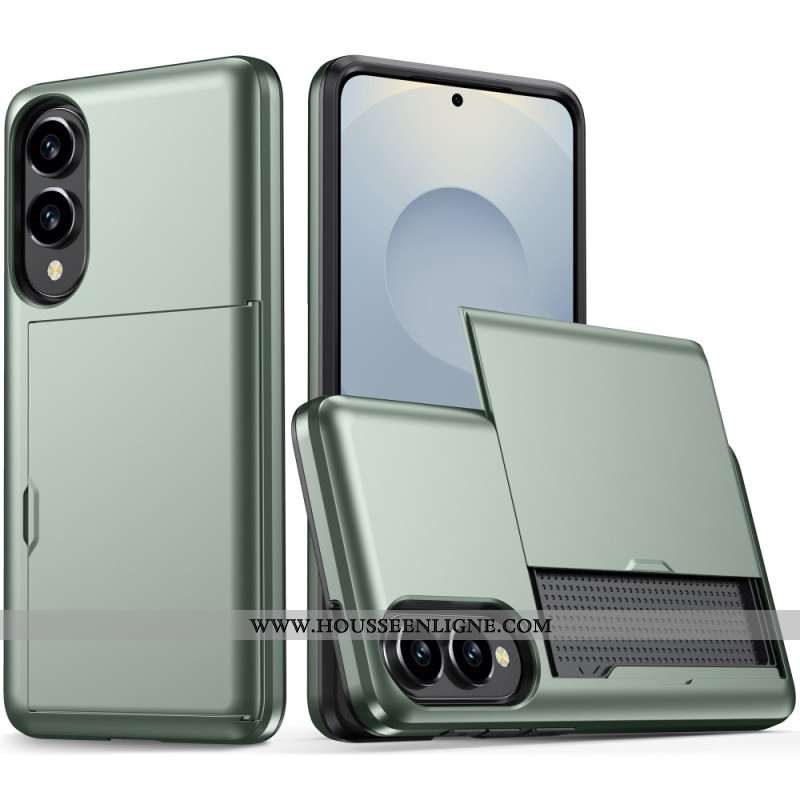 Coque Samsung Galaxy S25 Edge Porte-Cartes Coulissant