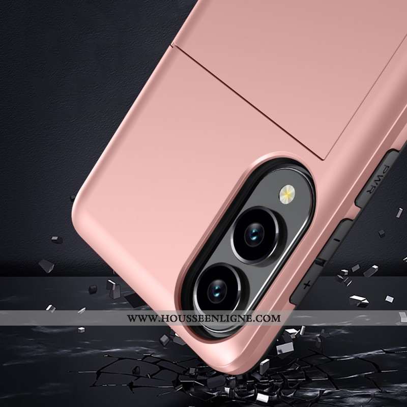 Coque Samsung Galaxy S25 Edge Porte-Cartes Coulissant