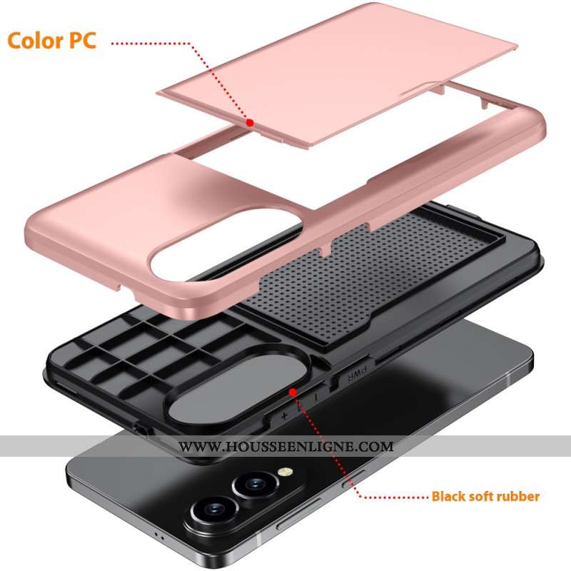 Coque Samsung Galaxy S25 Edge Porte-Cartes Coulissant