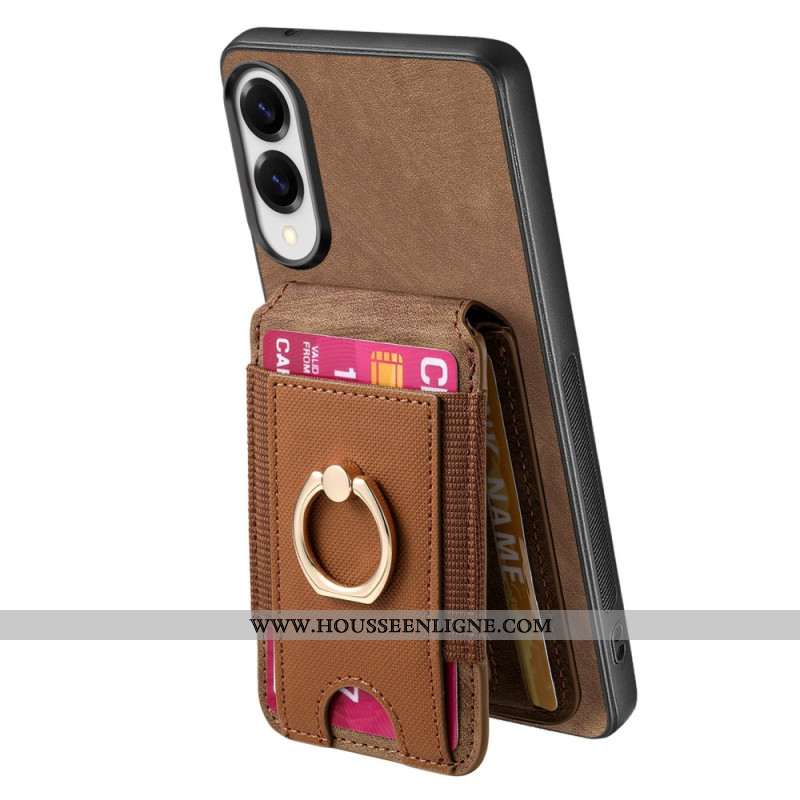 Coque Samsung Galaxy S25 Edge Porte-Cartes Détachable et Support