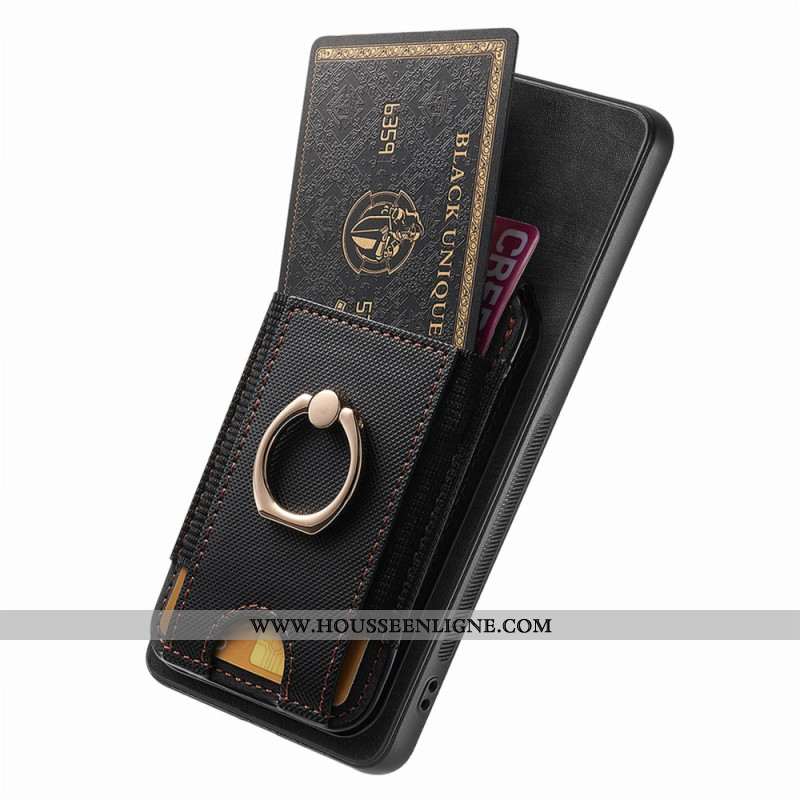 Coque Samsung Galaxy S25 Edge Porte-Cartes Détachable et Support