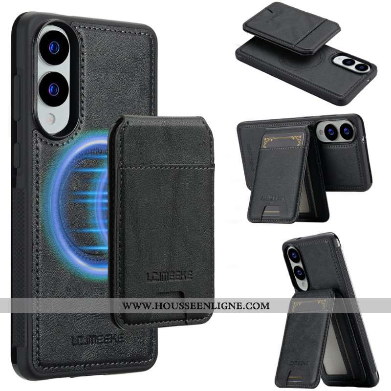 Coque Samsung Galaxy S25 Edge Porte-Cartes Magnétique Détachable