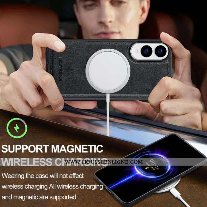 Coque Samsung Galaxy S25 Edge Porte-Cartes Magnétique Détachable