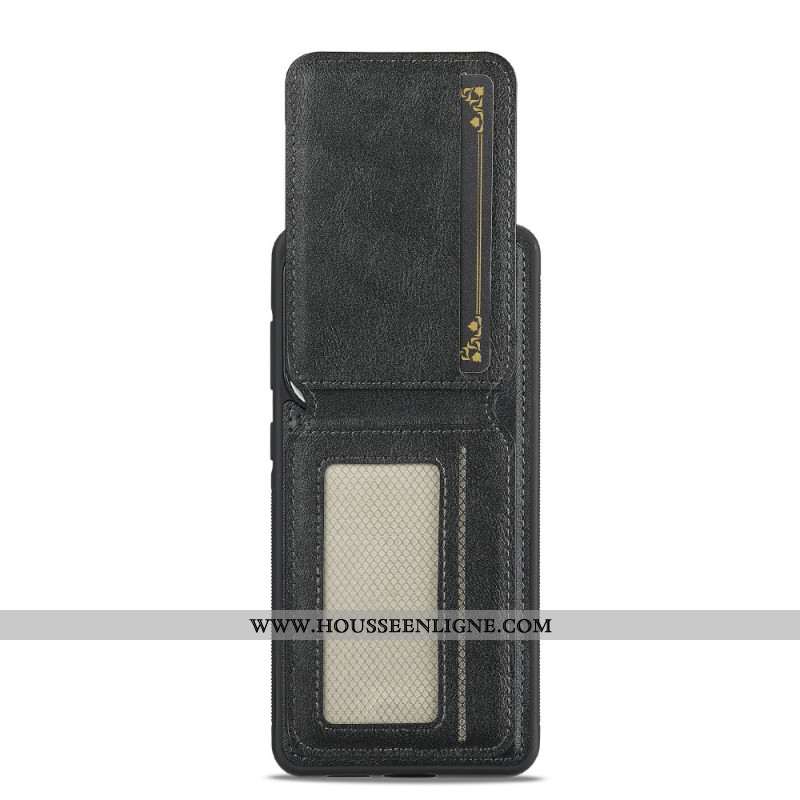 Coque Samsung Galaxy S25 Edge Porte-Cartes Magnétique Détachable