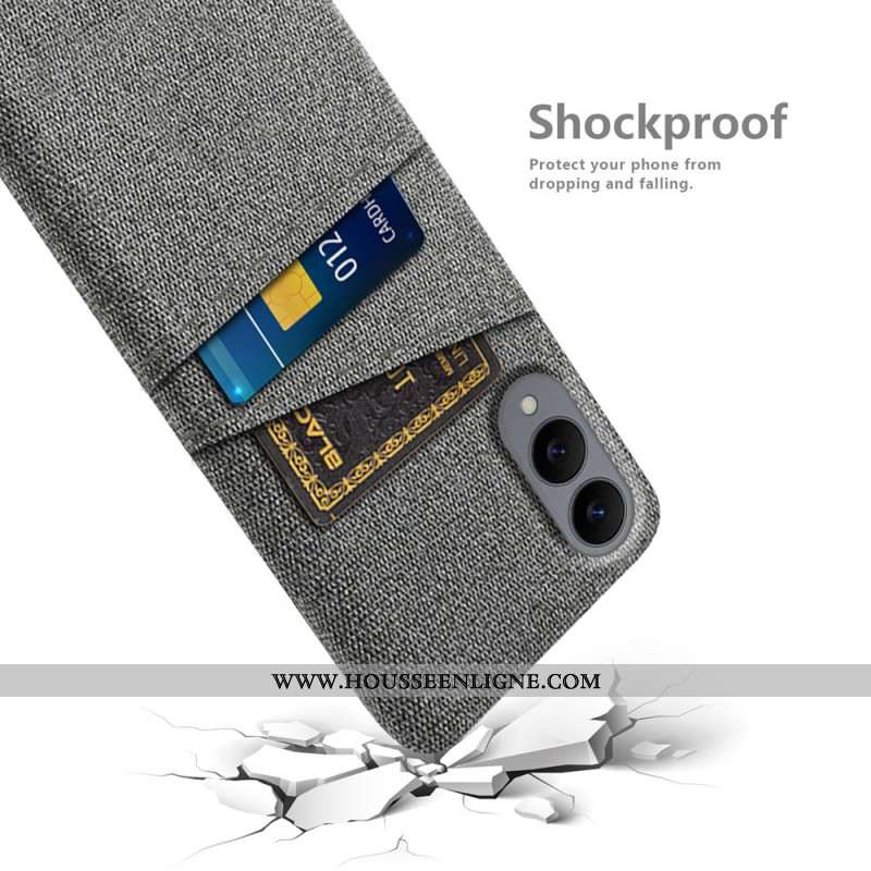 Coque Samsung Galaxy S25 Edge Porte-Cartes Tissu