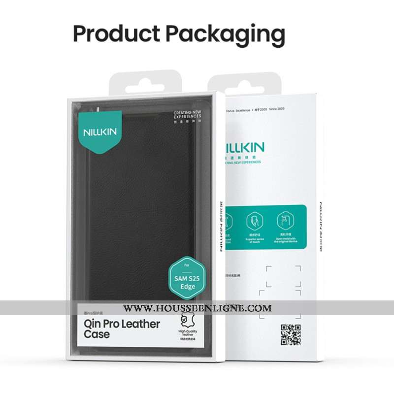 Coque Samsung Galaxy S25 Edge Qin Pro Series NILLKIN