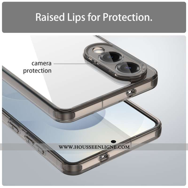 Coque Samsung Galaxy S25 Edge Rebord Effet Métal