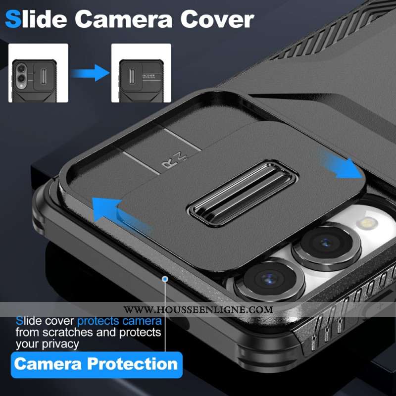 Coque Samsung Galaxy S25 Edge Robuste Effet Métal