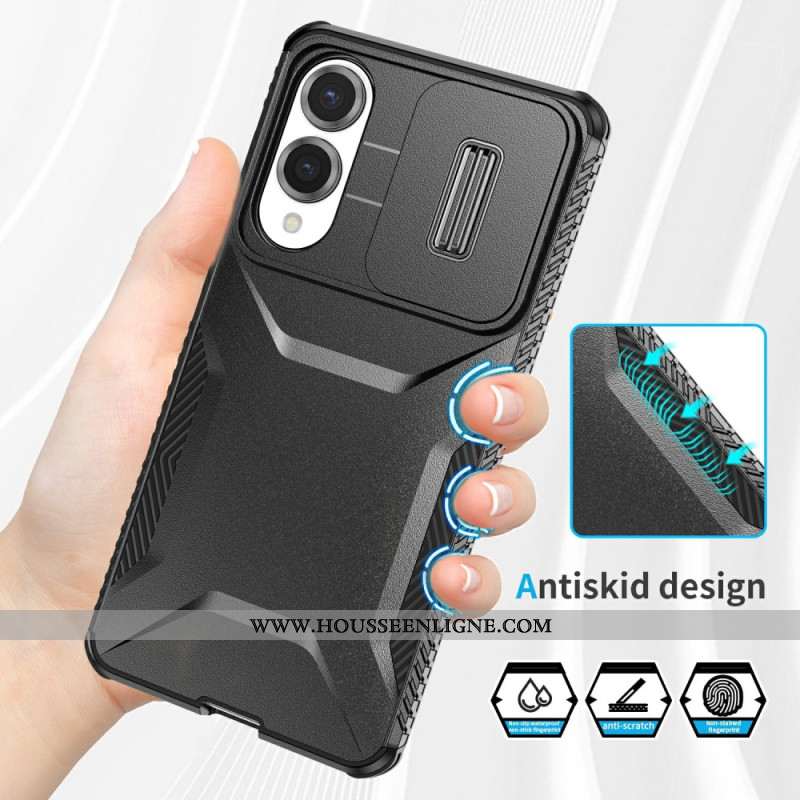 Coque Samsung Galaxy S25 Edge Robuste Effet Métal