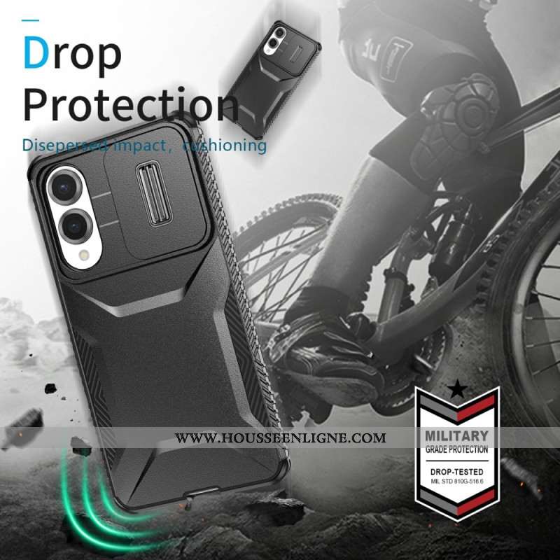 Coque Samsung Galaxy S25 Edge Robuste Effet Métal