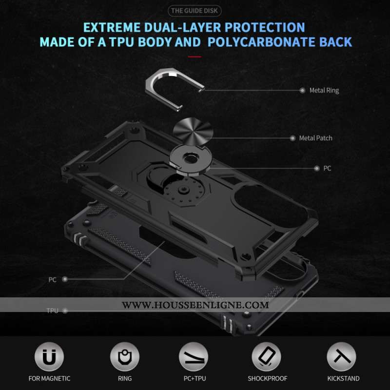 Coque Samsung Galaxy S25 Edge Robuste avec Support